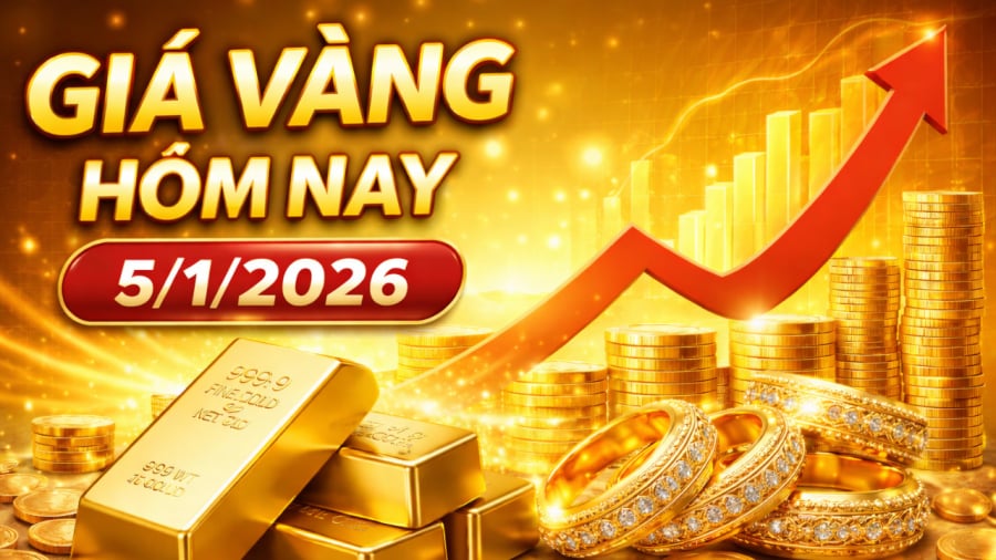 Giá vàng hôm nay 5/1