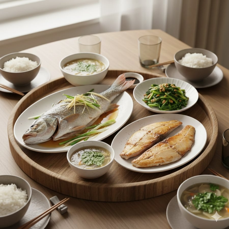 Ăn cá biển đều đặn 2 lần mỗi tuần giúp bổ sung omega-3 theo cách tự nhiên, tiết kiệm và bền vững.