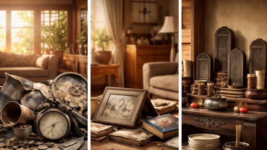 Trong nhà có những thứ cũ hỏng không chịu bỏ sẽ làm xấu vận khí