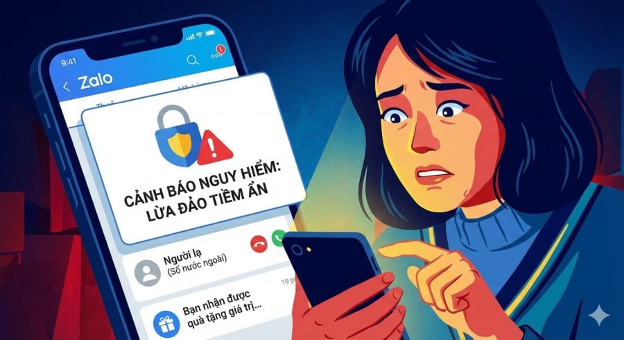 Công an Quảng Ngãi cảnh báo người dân không kết bạn Zalo, không nghe gọi hay nhắn tin theo các thông báo lạ dịp cận Tết.