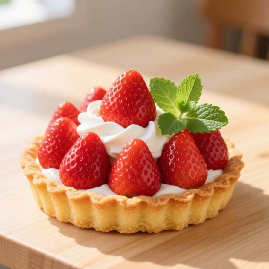Bánh tart dâu - xác suất yêu sai người khoảng 30%.