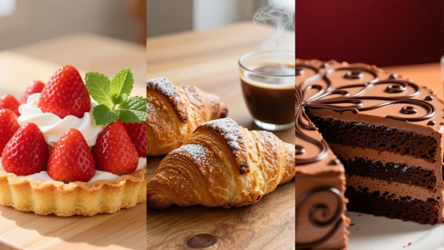 Hãy nhìn vào hình ảnh này và chọn ra chiếc bánh thu hút bạn nhất.