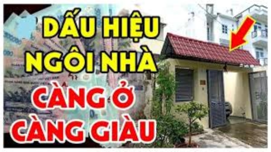 Dấu hiệu nhà ở may mắn