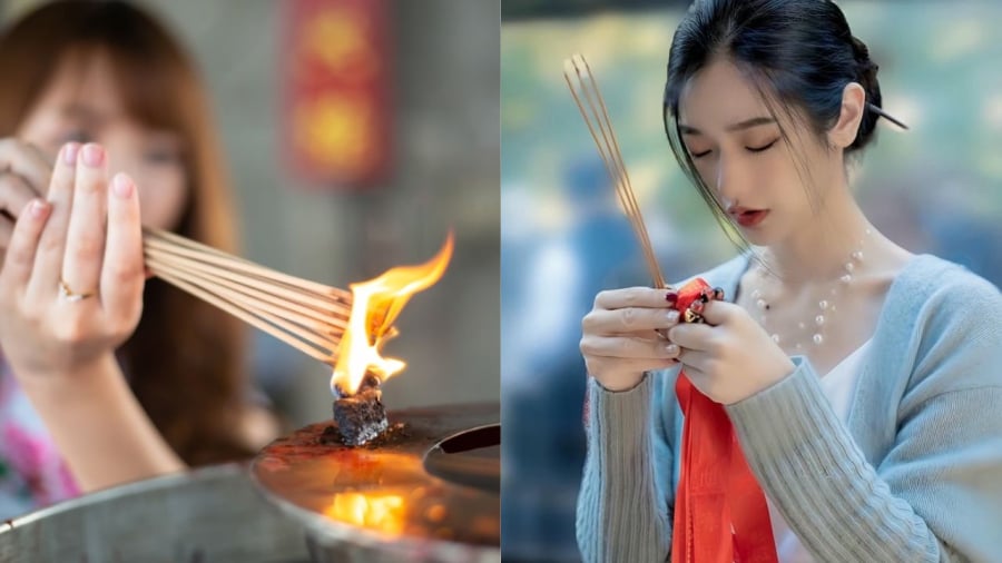 Khi thắp hương, chúng ta không nên cầu xin về việc thay đổi số mệnh.