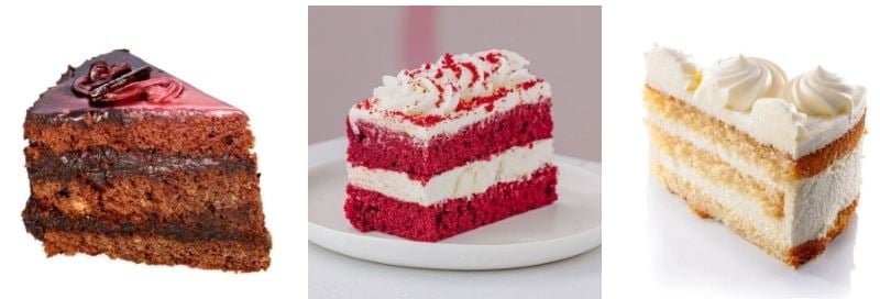 Hãy chọn 1 bánh kem bạn thích ăn nhé!