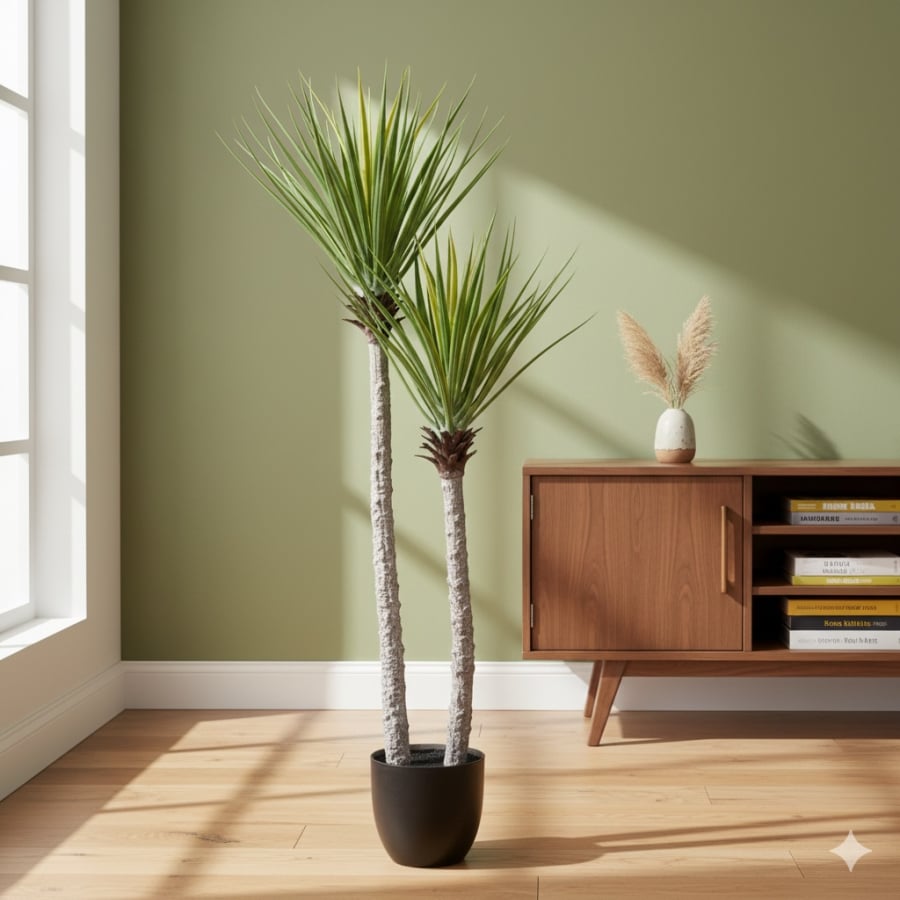 Cây huyết rồng được xem là biểu tượng của nền tảng vững chắc, giúp giữ tài lộc và sinh khí lâu dài cho gia đình.