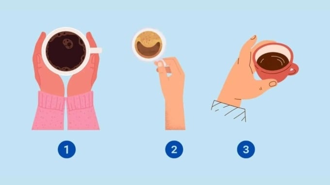 Hãy chọn cách bạn hay cầm cốc cà phê nhé!