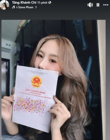 Qua chi tiết này có thể thấy Tăng Khánh Chi được ông xã cưng chiều và yêu thương hết mực.