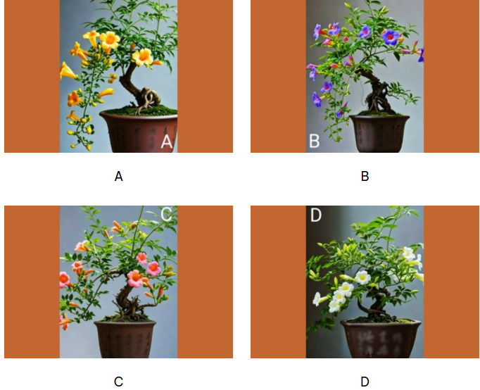 Hãy chọn 1 chậu cây cảnh. 