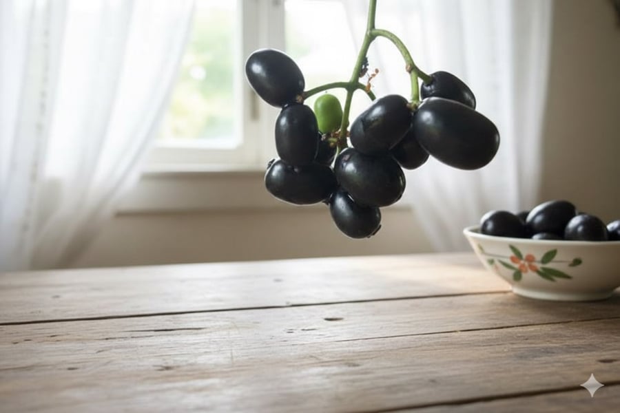 Quả rừng mọc tự nhiên ở vùng Bảy Núi (An Giang), từng chín rụng đầy gốc, nay trở thành đặc sản được săn tìm.