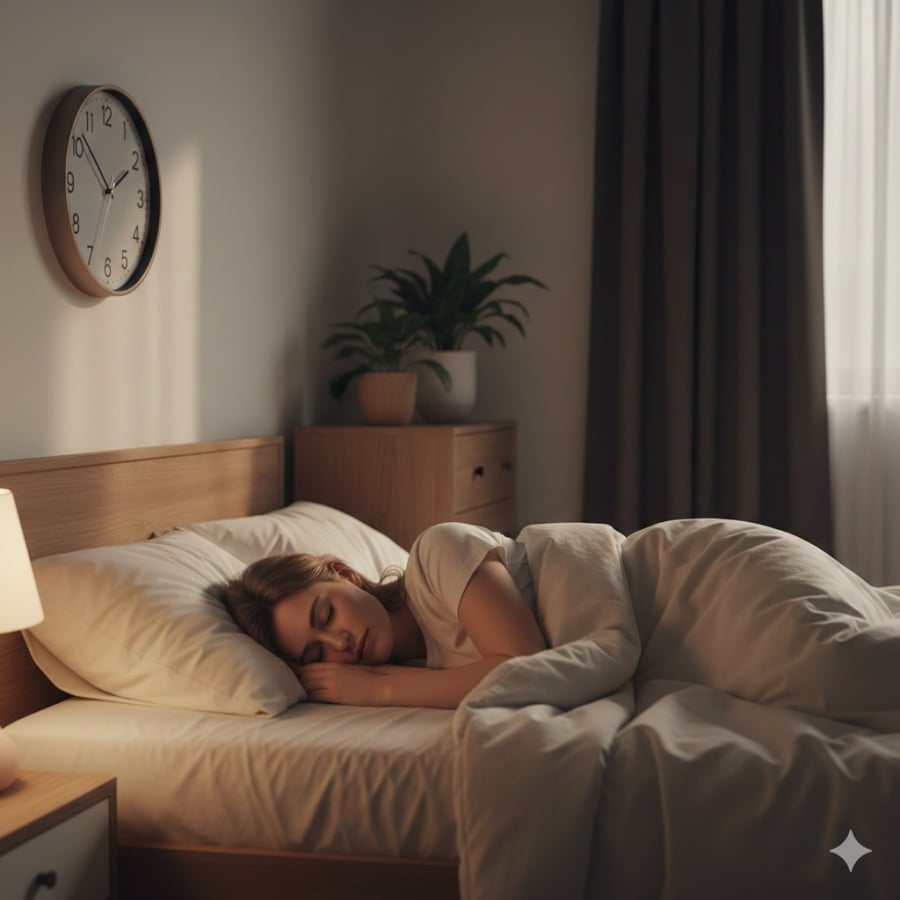 Ngủ sớm, đúng nhịp sinh học giúp cơ thể phục hồi hiệu quả hơn trong “khung giờ vàng” ban đêm.