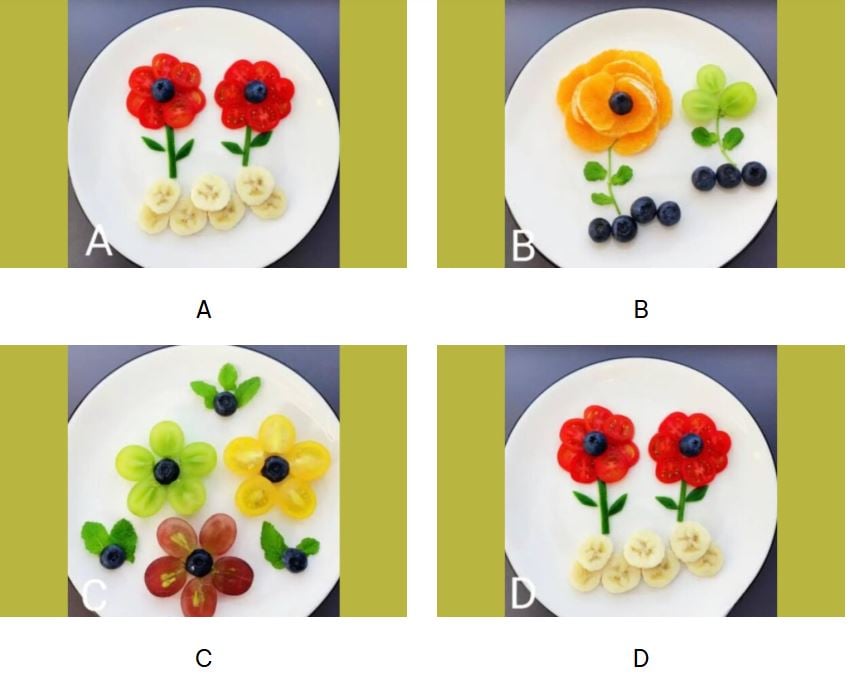 Hãy chọn  1 bông hoa nhé!