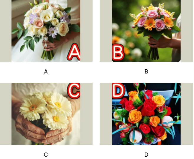 Hãy chọn 1 bó hoa nhé!