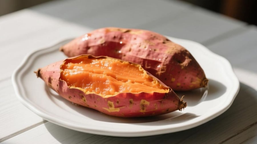 Ăn khoai lang mang lại nhiều lợi ích cho sức khỏe như củng cố khả năng miễn dịch, tốt cho hệ tiêu hóa.