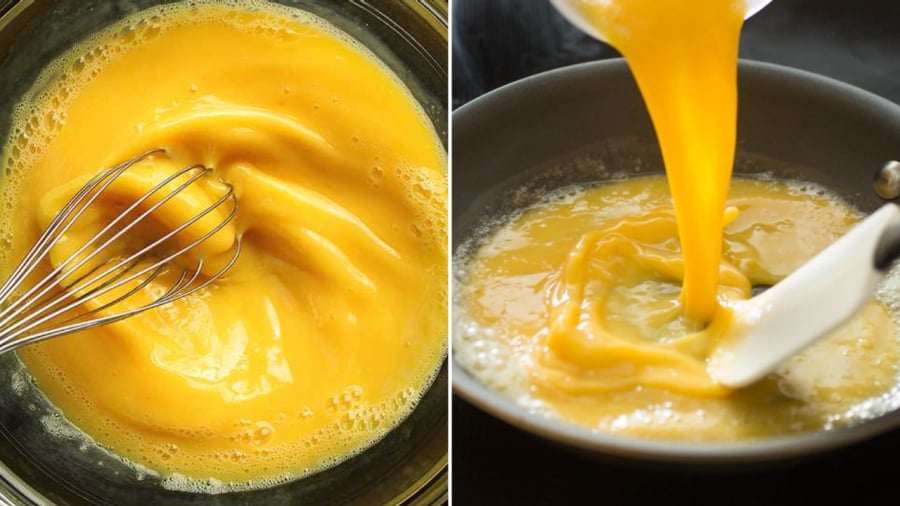 Bí quyết rán trứng ngon 