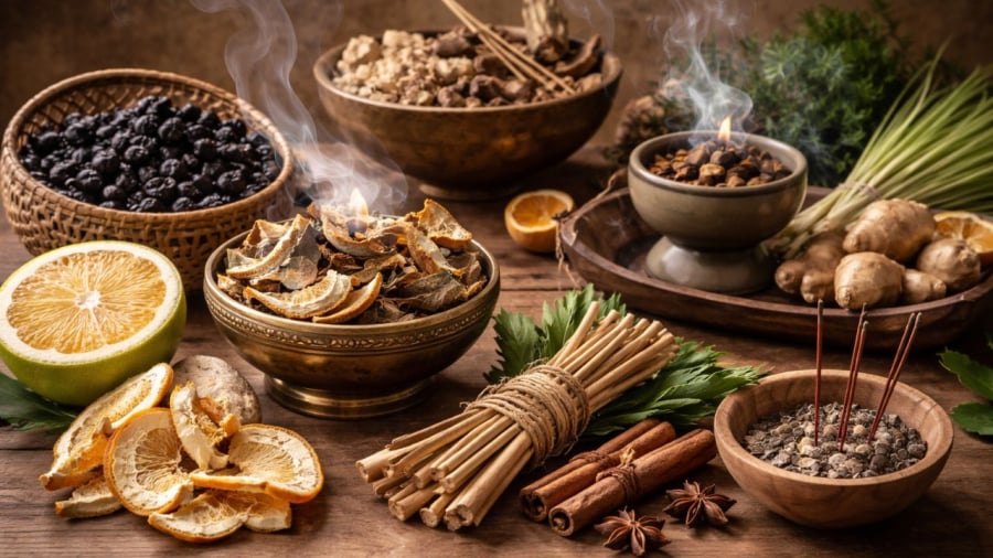 Những nguyên liệu xông nhà dễ tìm
