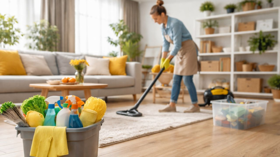 Hãy khoanh từng vùng dọn để gọn gàng