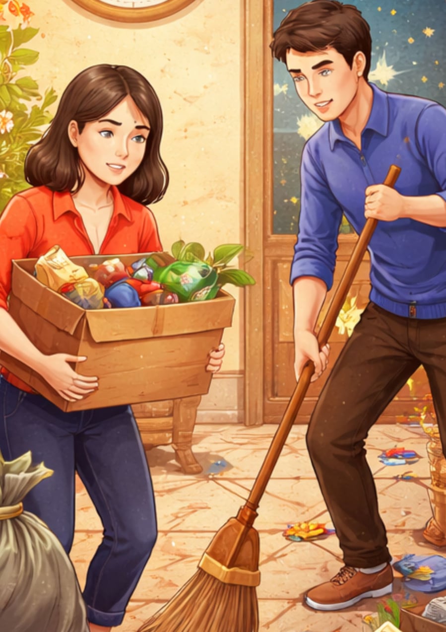 Tránh dọn dẹp trong khoảnh khắc giao năm mới cũ