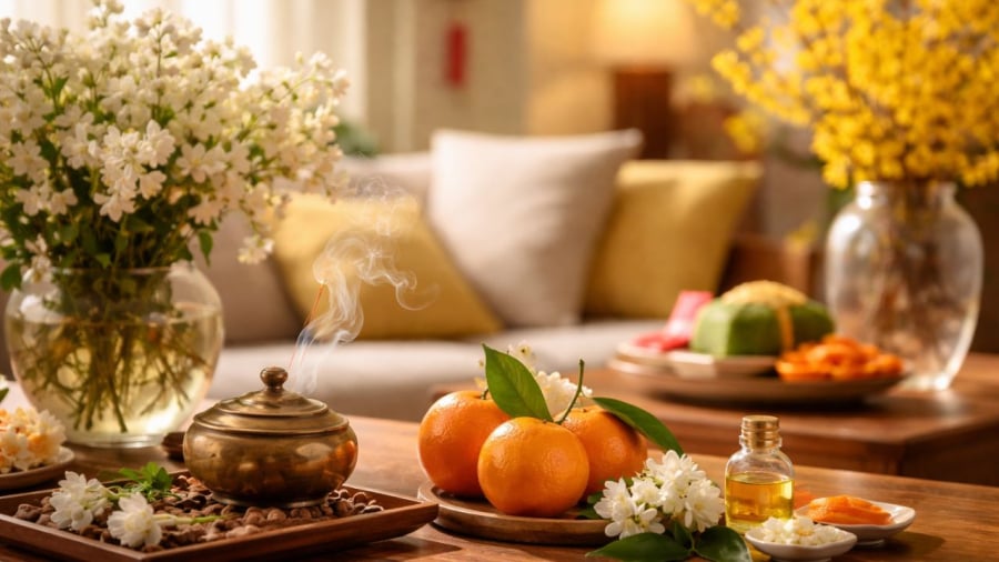 Mùi cam quýt mang tới tài lộc và sinh khí