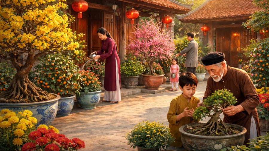 Trồng cây mang lại sinh khí trang trí cho ngôi nhà và còn là gieo mầm cho khởi đầu mới