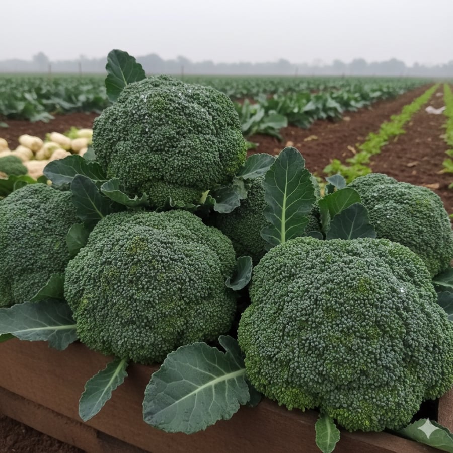 Súp lơ xanh vào mùa có giá bình dân nhưng giàu dinh dưỡng, là lựa chọn quen thuộc của nhiều gia đình Việt.  