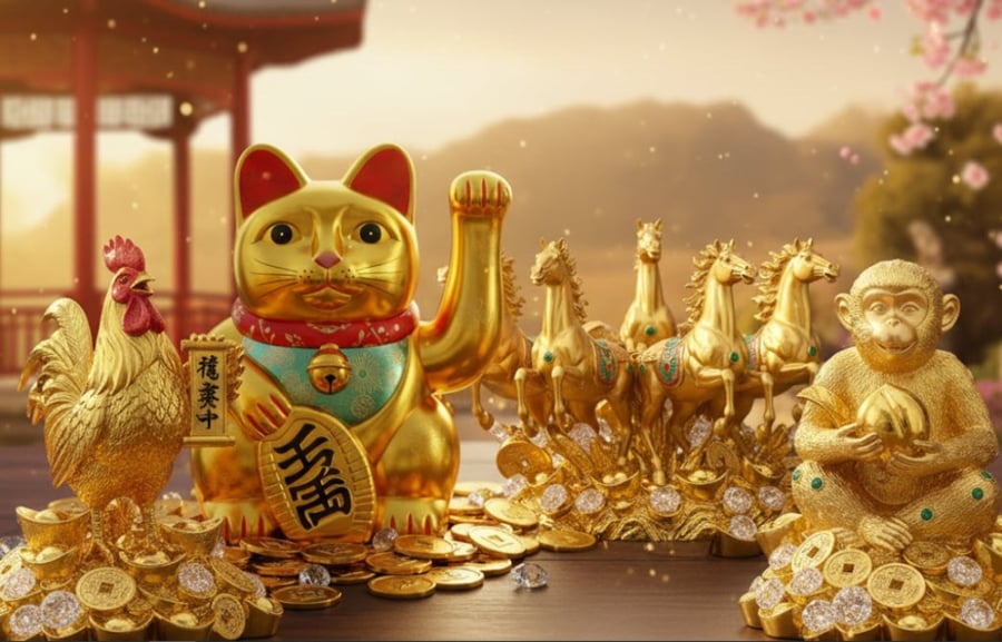 Cửa Tiền Cửa Lộc mở ra: 3 con giáp Cá Gặp Nước Lên, số hên trúng mánh