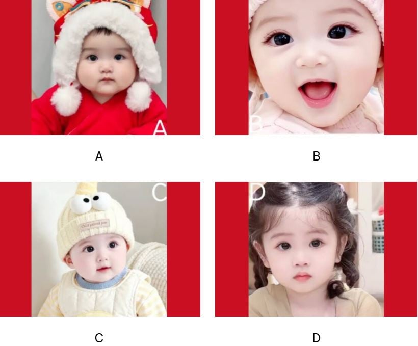 Hãy chọn 1 em bé nhé!