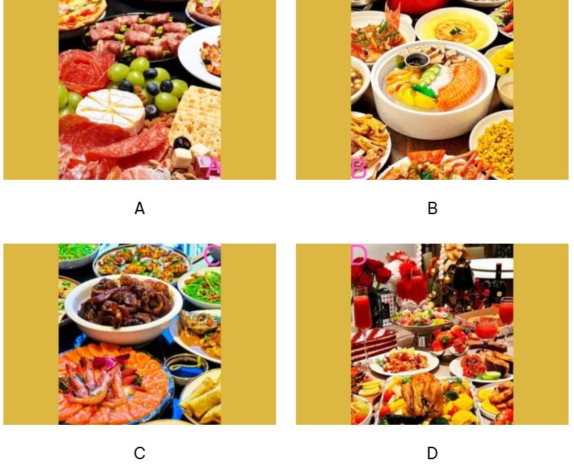 Hãy chọn 1 món mà bạn muốn ăn nhé!