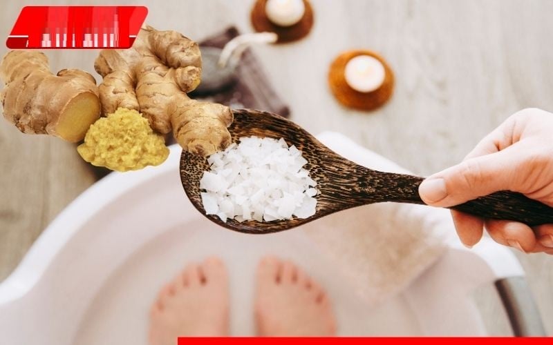 Cách pha nước gừng ngâm chân ấm người, thải độc