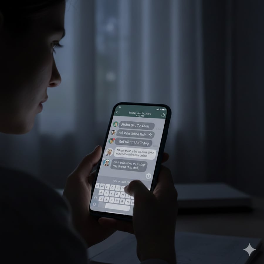 Các nhóm mời gọi gửi tiền tiết kiệm lãi suất cao trên mạng xã hội đang tiềm ẩn nhiều rủi ro lừa đảo.