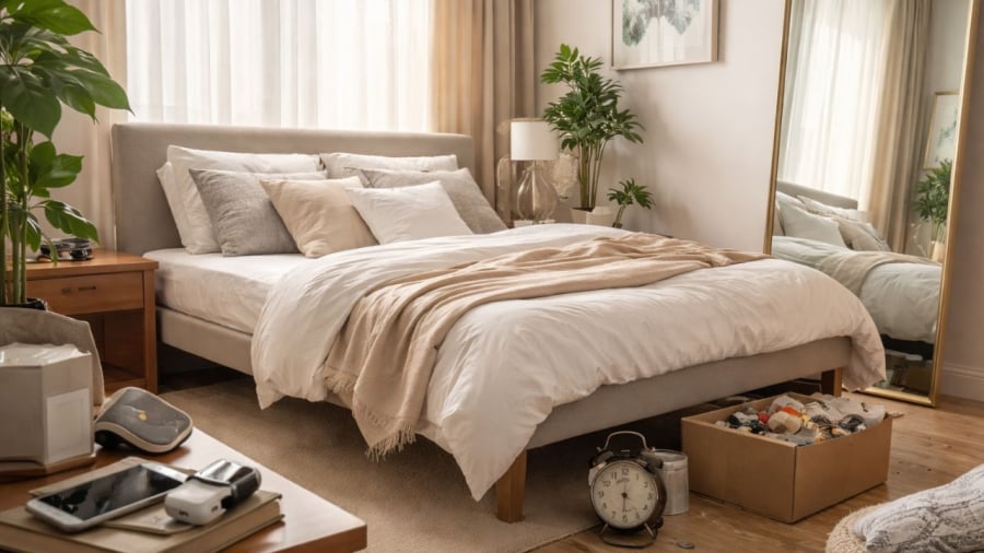 Thiết bị điện tử nên đặt xa giường ngủ