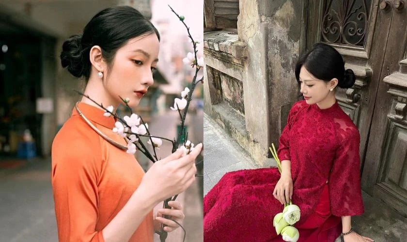 Kiểu tóc búi thấp mềm mại. (Ảnh minh họa)