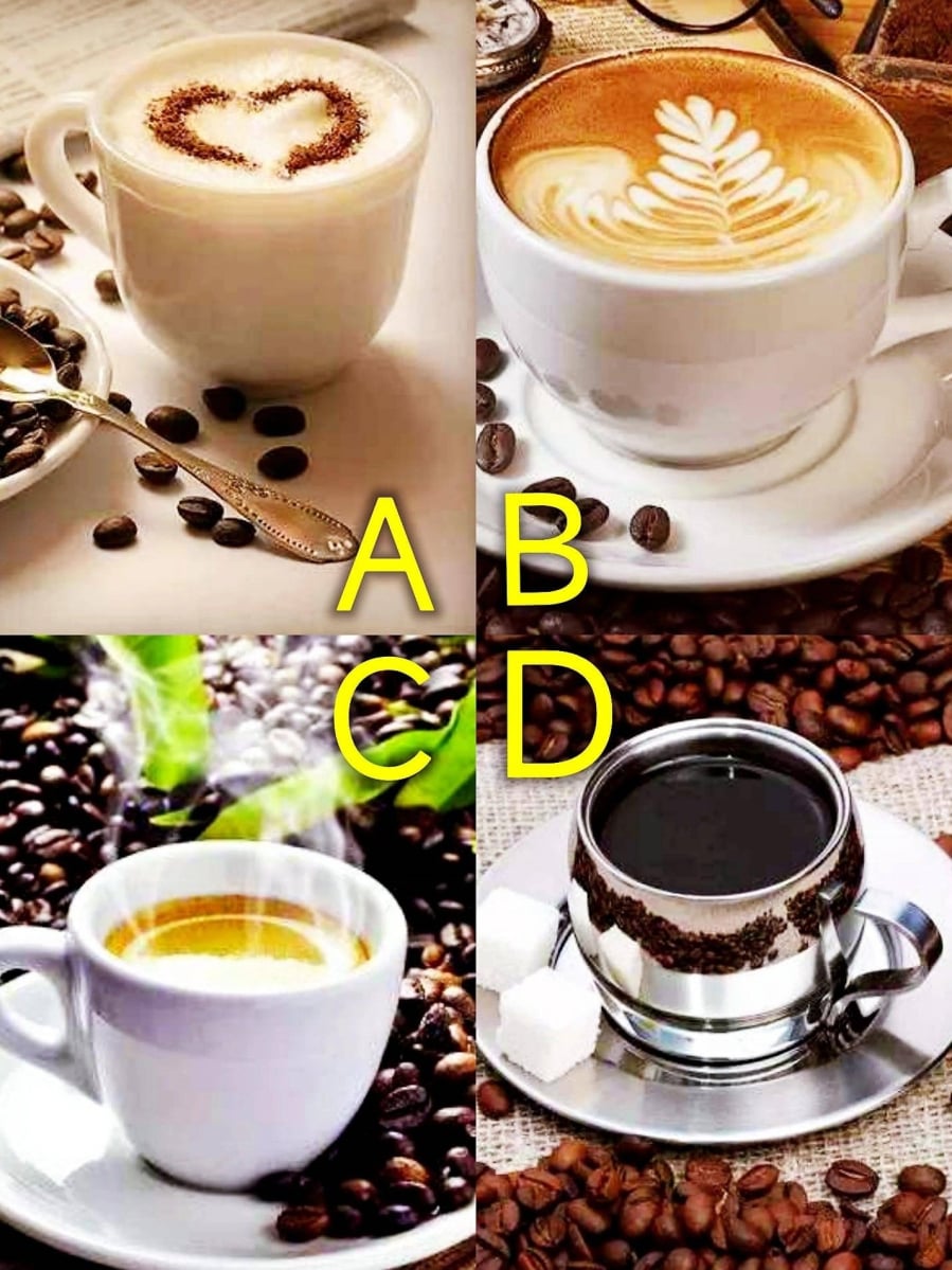 Hãy chọn 1 cốc cà phê nhé!