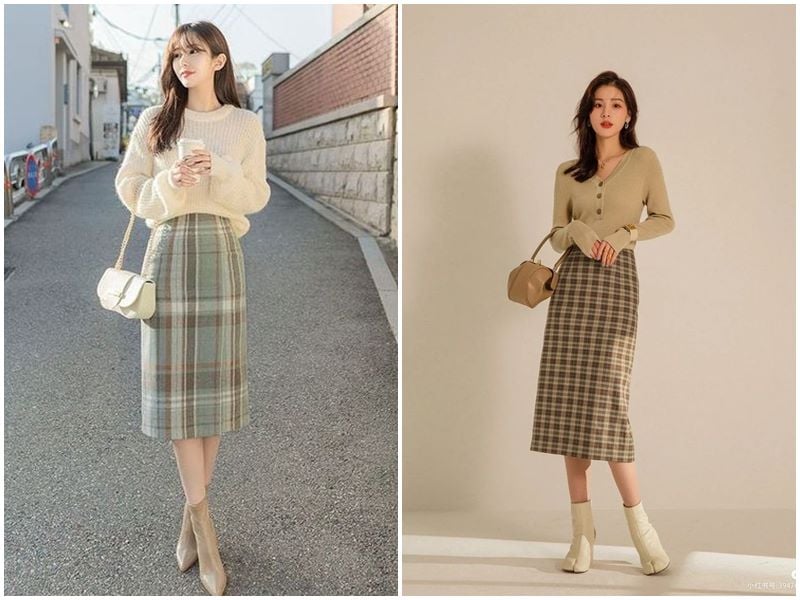  Với phong cách đời thường, quần short dáng cargo hoặc váy chữ A cũng giúp vóc dáng trông đầy đặn và cân đối hơn.