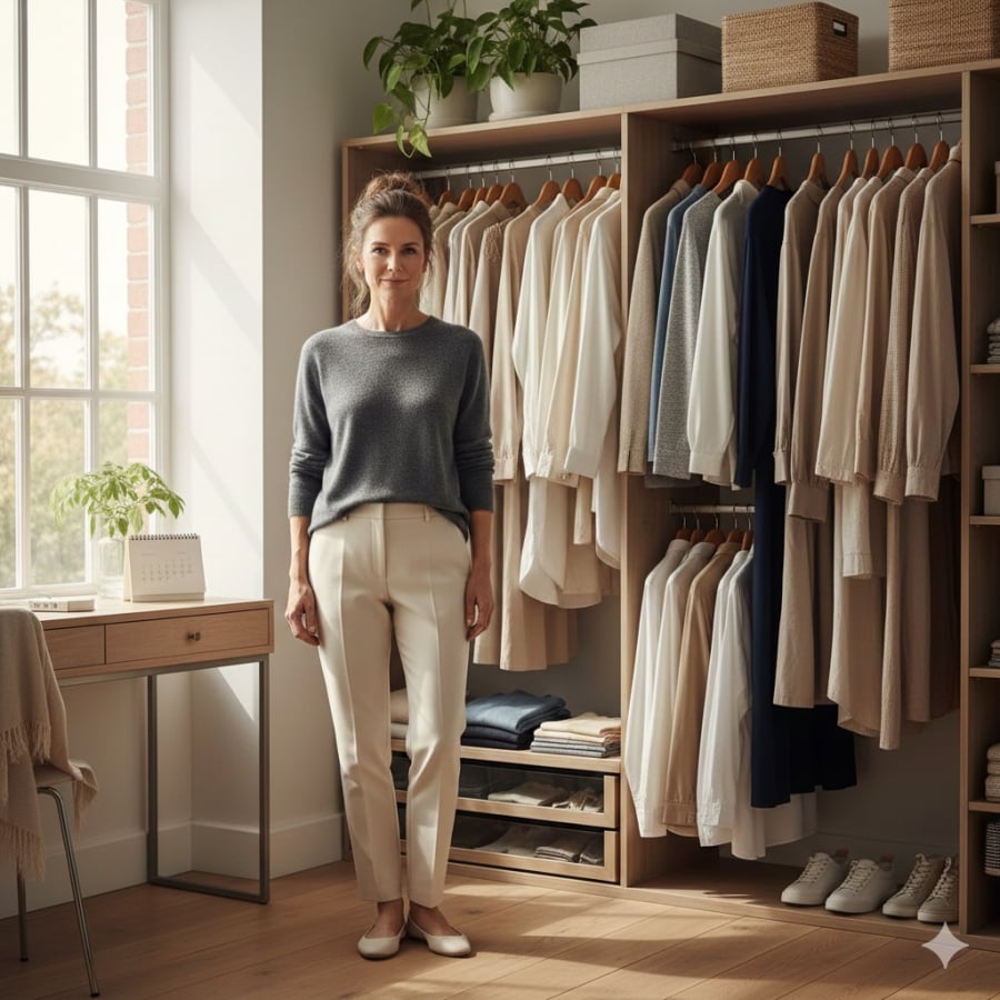 Ăn mặc chỉn chu không cần nhiều đồ, quan trọng là chọn trang phục bền dáng và dễ phối.