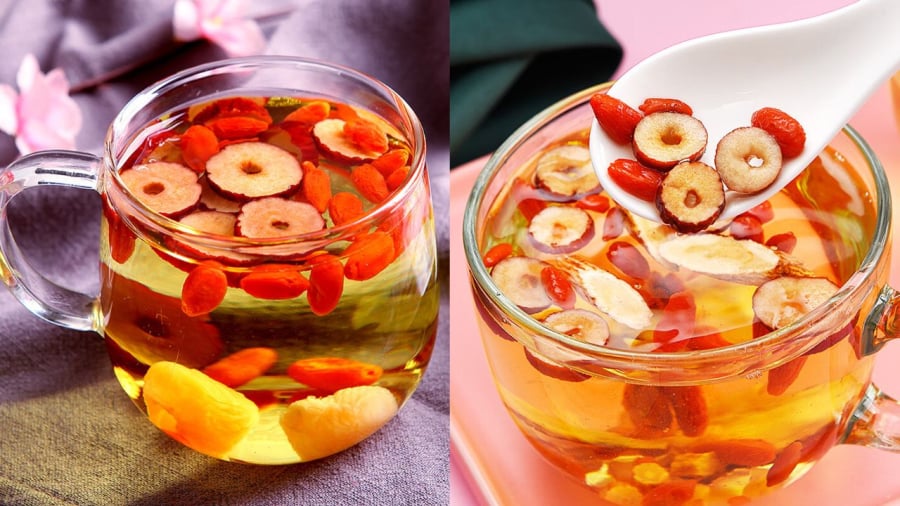 Trà táo đỏ kỷ tử mang lại nhiều lợi ích cho sức khỏe, trong đó có tác dụng bổ máu.