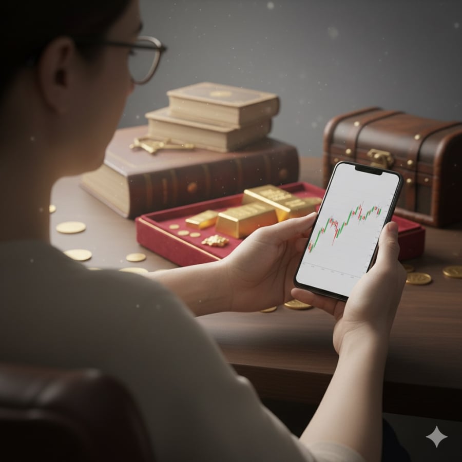 Theo dõi giá vàng thường xuyên có thể khiến vàng trở thành áp lực tâm lý, thay vì là điểm tựa tài chính.