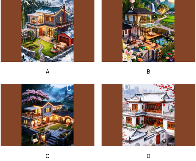 Hãy chọn ngôi nhà bạn muốn ở nhé!