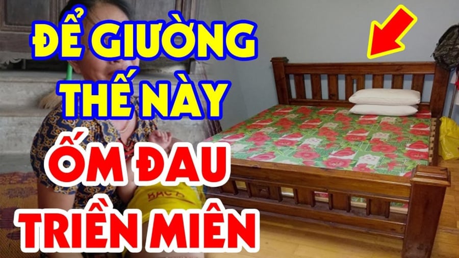 Đặt giường ngủ hao tài
