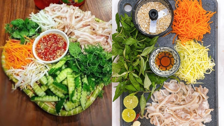 Khi trộn nộm, gỏi, bạn cần chú ý đến thứ tự trộn các nguyên liệu.