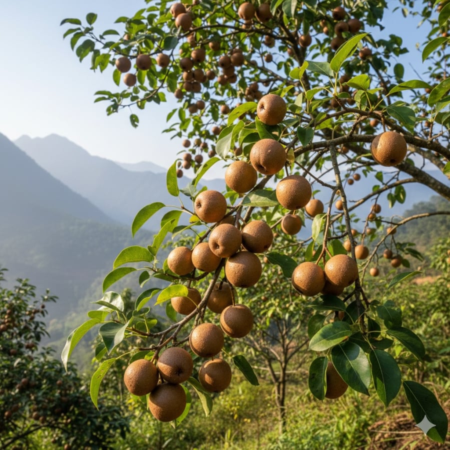 Cây mắc cọp sinh trưởng tốt ở vùng núi cao trên 1.000 m, trồng một lần có thể thu hoạch ổn định trong nhiều năm.