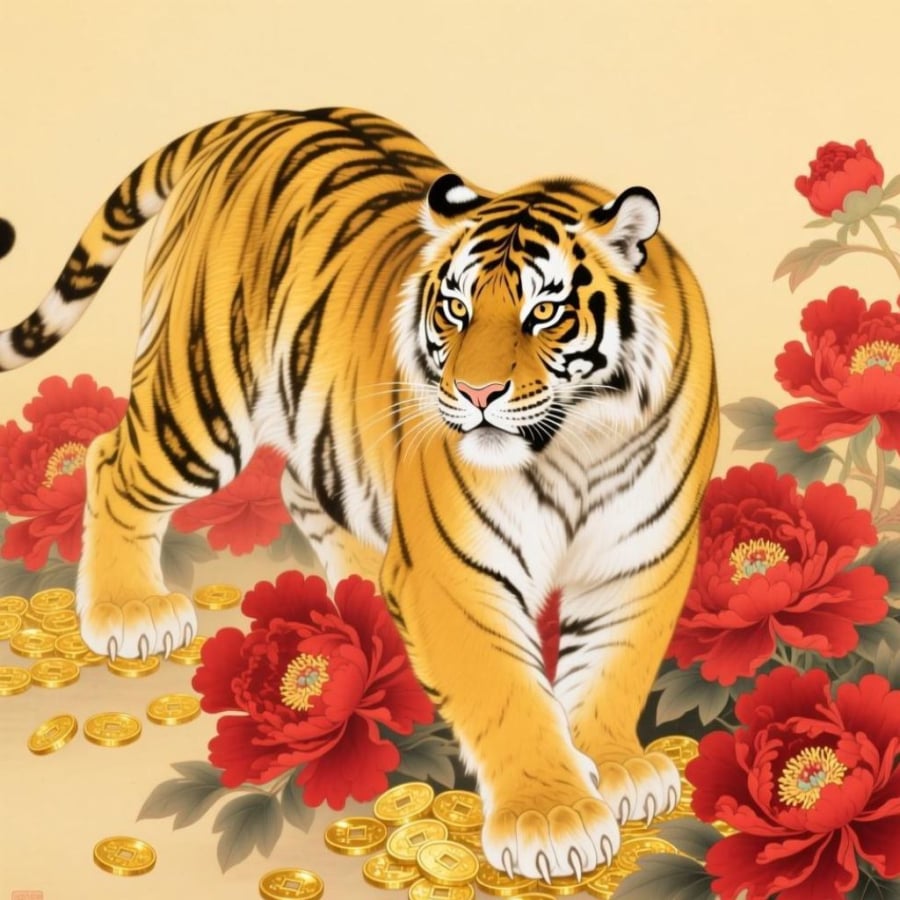 Tuổi Dần là con giáp đứng đầu danh sách may mắn trong Bính Ngọ 2026.