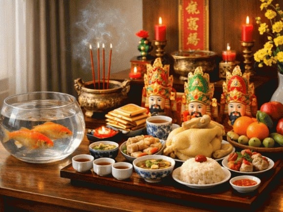 Về mâm cỗ, gia chủ có thể lựa chọn cúng chay hoặc mặn, tùy theo phong tục vùng miền và hoàn cảnh.