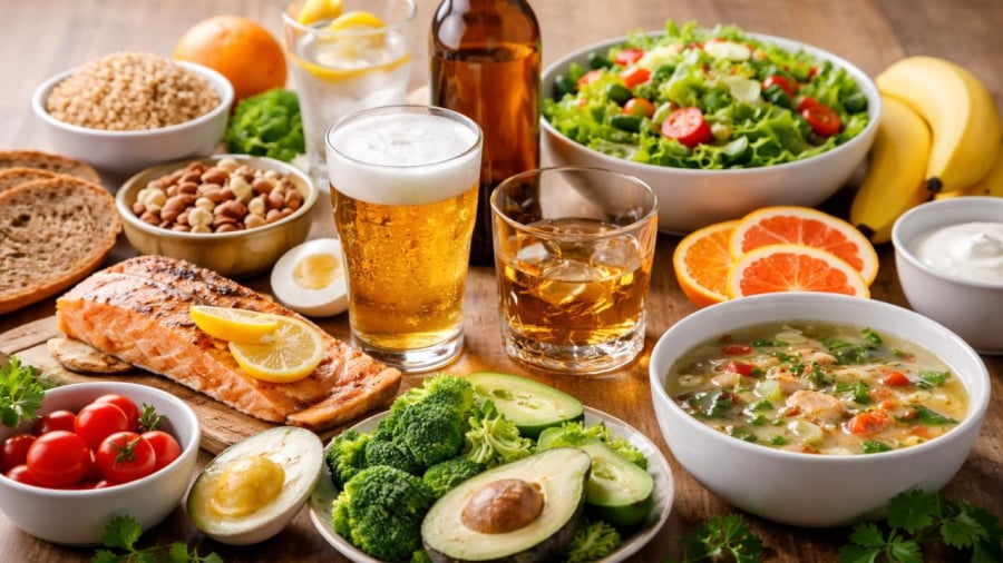 Cách ăn đúng có thể hỗ trợ giảm nguy cơ bị say rượu
