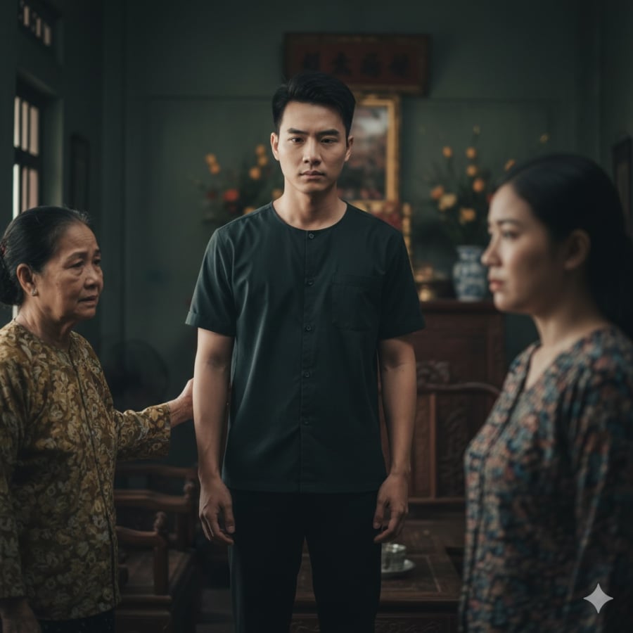 Khi người đàn ông thiếu lập trường, hôn nhân dễ trở thành cuộc đối đầu giữa mẹ chồng và nàng dâu.