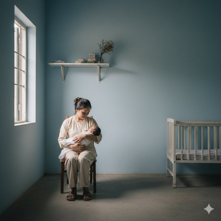 Sau sinh là thời điểm người phụ nữ cần được che chở nhất, nhưng cũng là lúc nhiều tổn thương gia đình bộc lộ rõ ràng nhất.