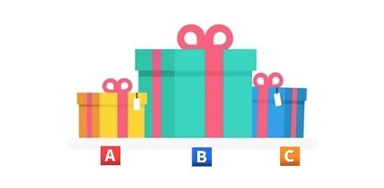 Hãy chọn 1 món quà bạn muốn nhận nhé!