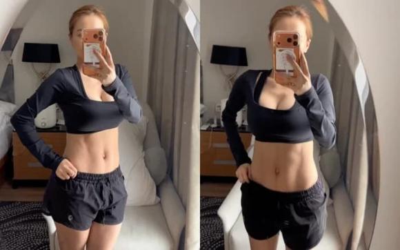 Nhã Phương khoe vóc dáng sau sinh gây choáng