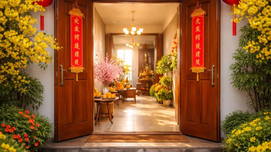 Mở cửa ngày đầu năm nên chú ý hướng tốt