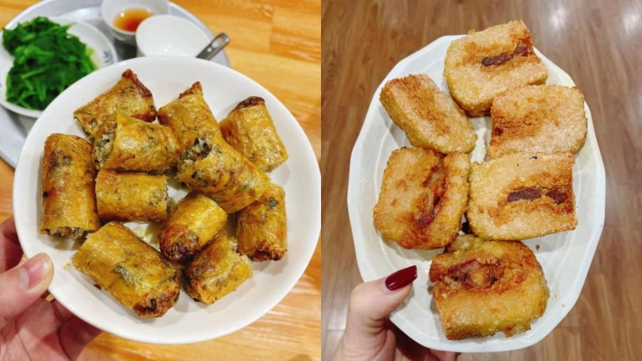 Các món ăn từ gạo nếp như bánh chưng, bánh tét hay các món chiên rán như nem đều cung cấp nhiều calo, dễ gây tăng cân.